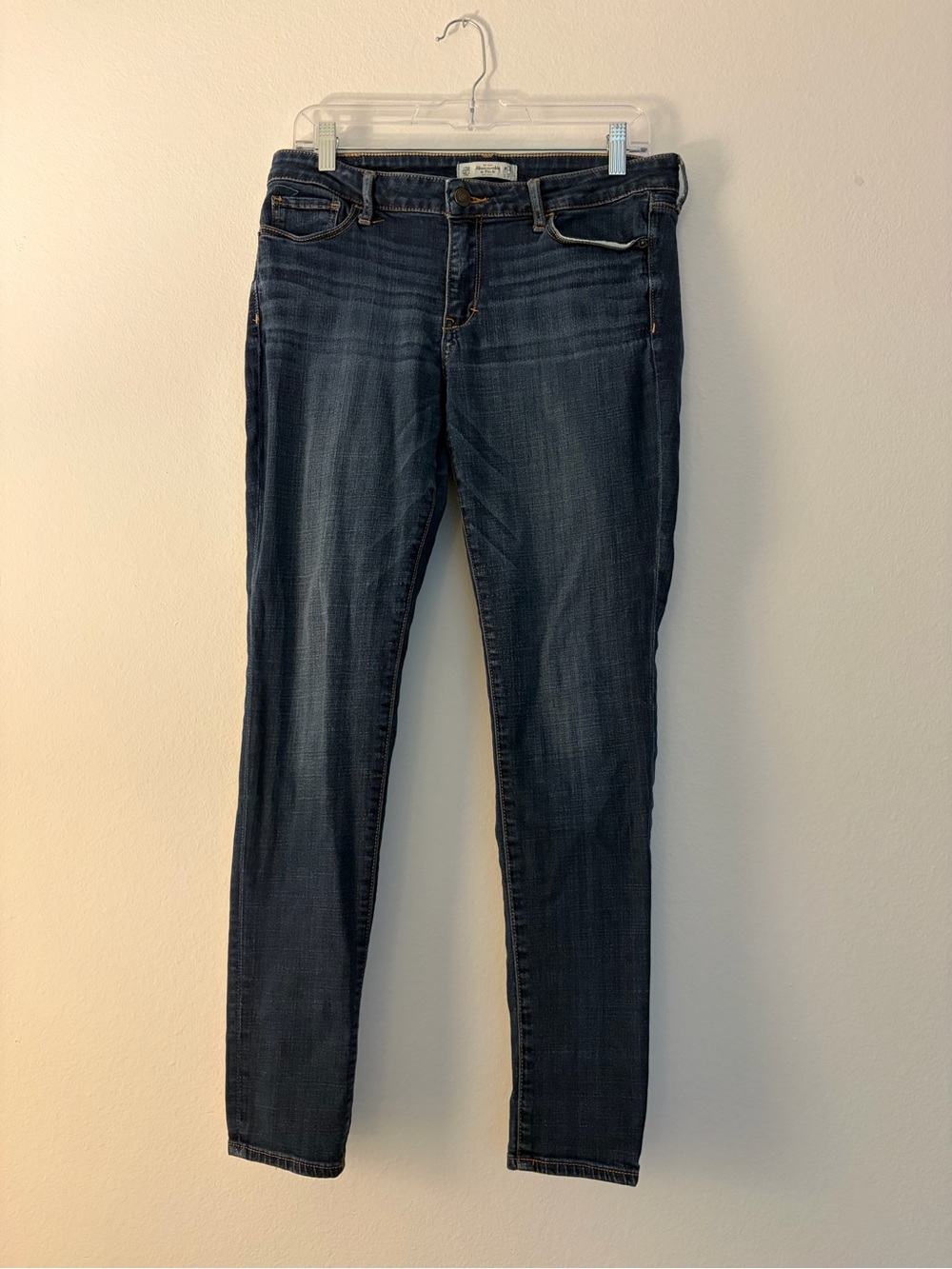 Dark Blue Women’s Skinny Jeans - Abercrombie & Fitch